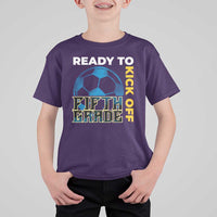 5th Grade Soccer Player T Shirt For Kid Ready To Kick Off Fifth Grade - Wonder Print Shop