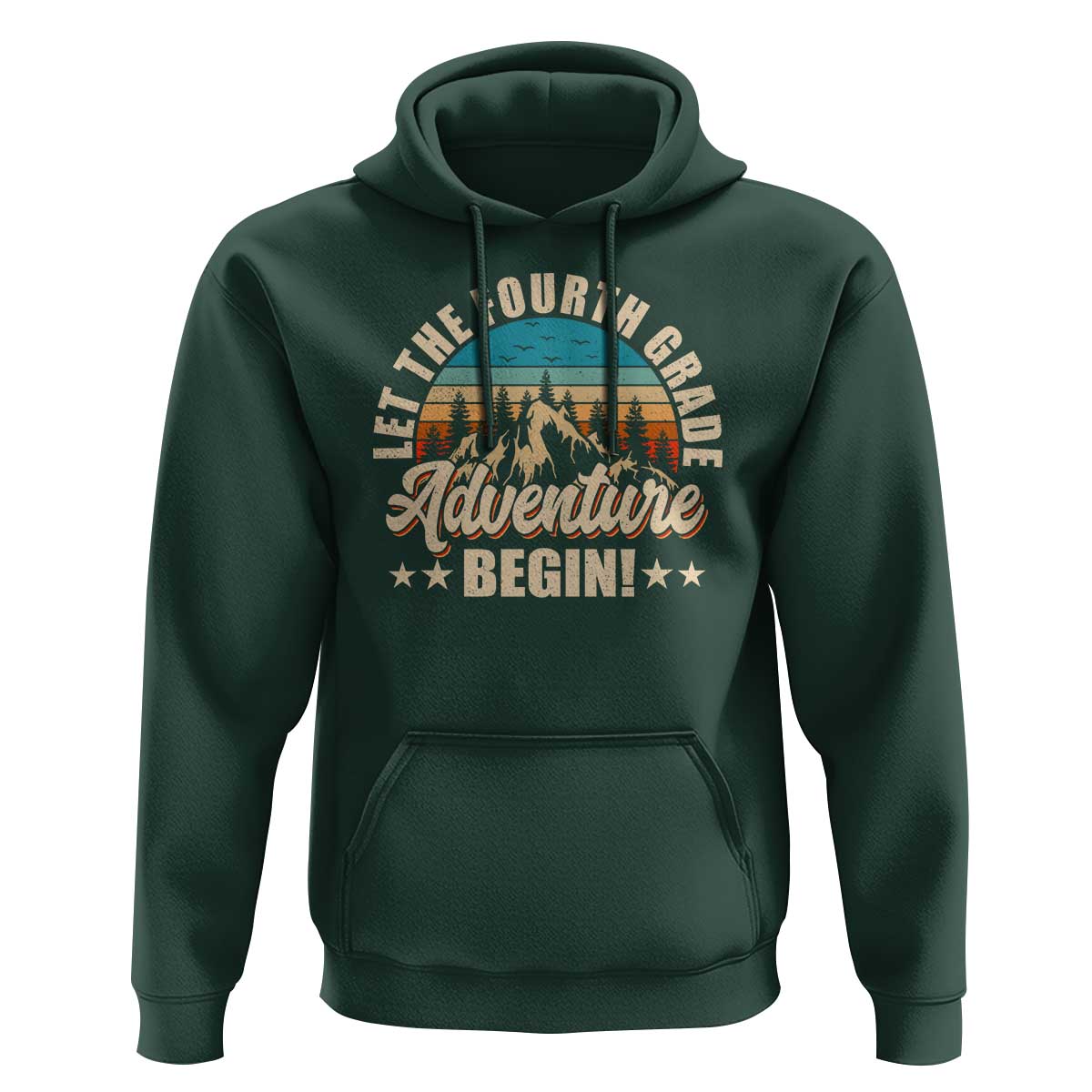 Let The 4th Grade Adventure Begin Hoodie - Wonder Print Shop