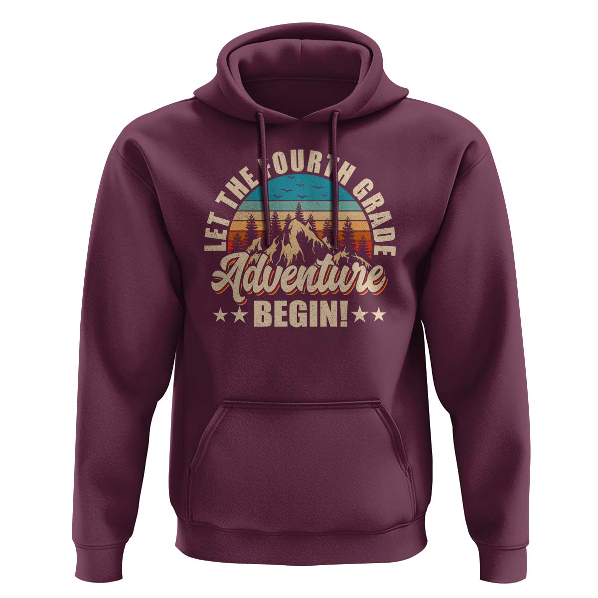 Let The 4th Grade Adventure Begin Hoodie - Wonder Print Shop