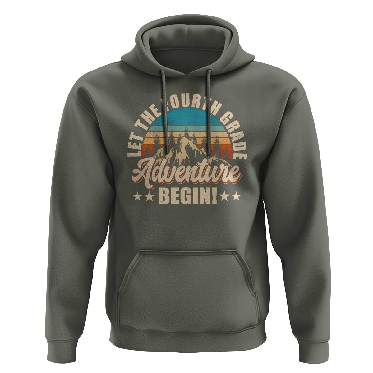 Let The 4th Grade Adventure Begin Hoodie - Wonder Print Shop