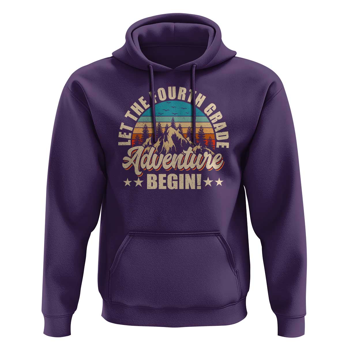 Let The 4th Grade Adventure Begin Hoodie - Wonder Print Shop