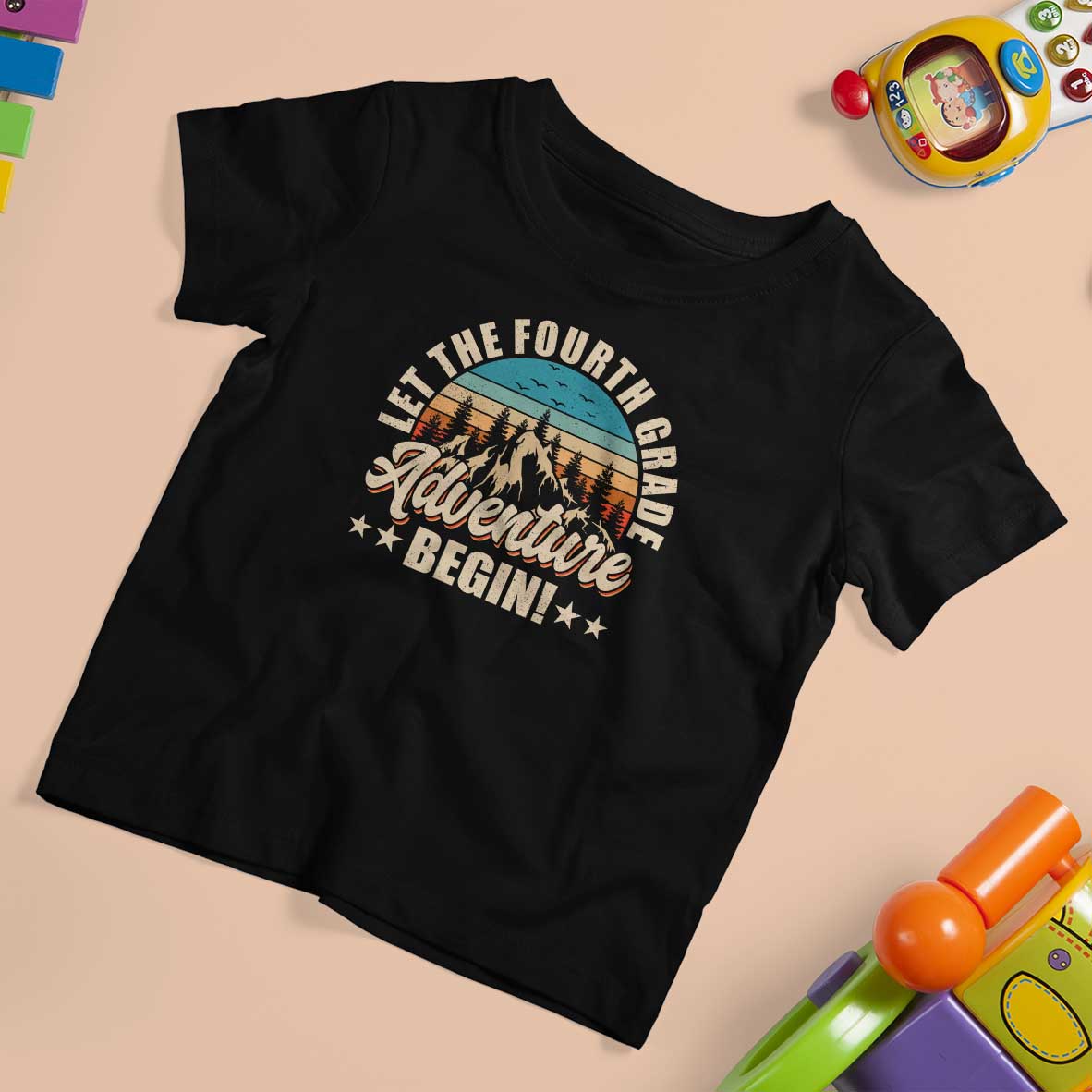 Let The 4th Grade Adventure Begin T Shirt For Kid - Wonder Print Shop