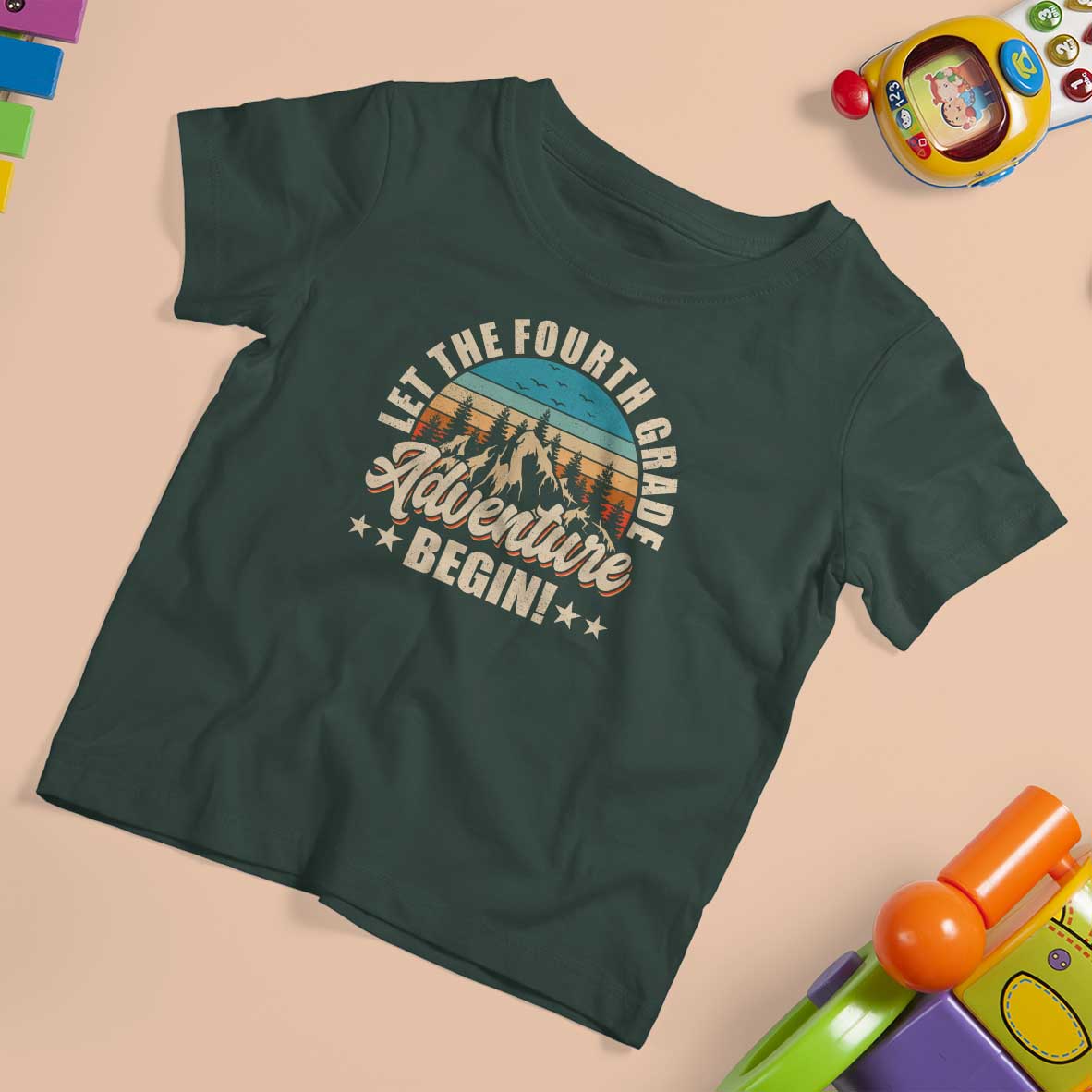 Let The 4th Grade Adventure Begin T Shirt For Kid - Wonder Print Shop