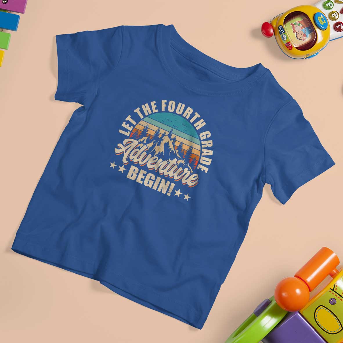 Let The 4th Grade Adventure Begin T Shirt For Kid - Wonder Print Shop