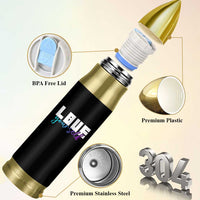 Love Yourself Semicolon Suicide Prevention Bullet Tumbler