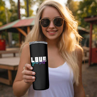 Love Yourself Semicolon Suicide Prevention Skinny Tumbler