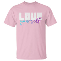 Love Yourself Semicolon Suicide Prevention T Shirt - Wonder Print Shop