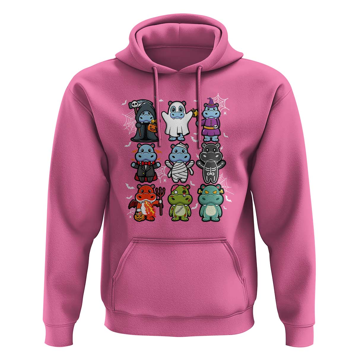 Halloween Cute Baby Pygmy Hippo Hoodie