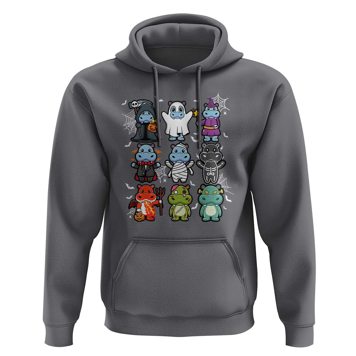 Halloween Cute Baby Pygmy Hippo Hoodie