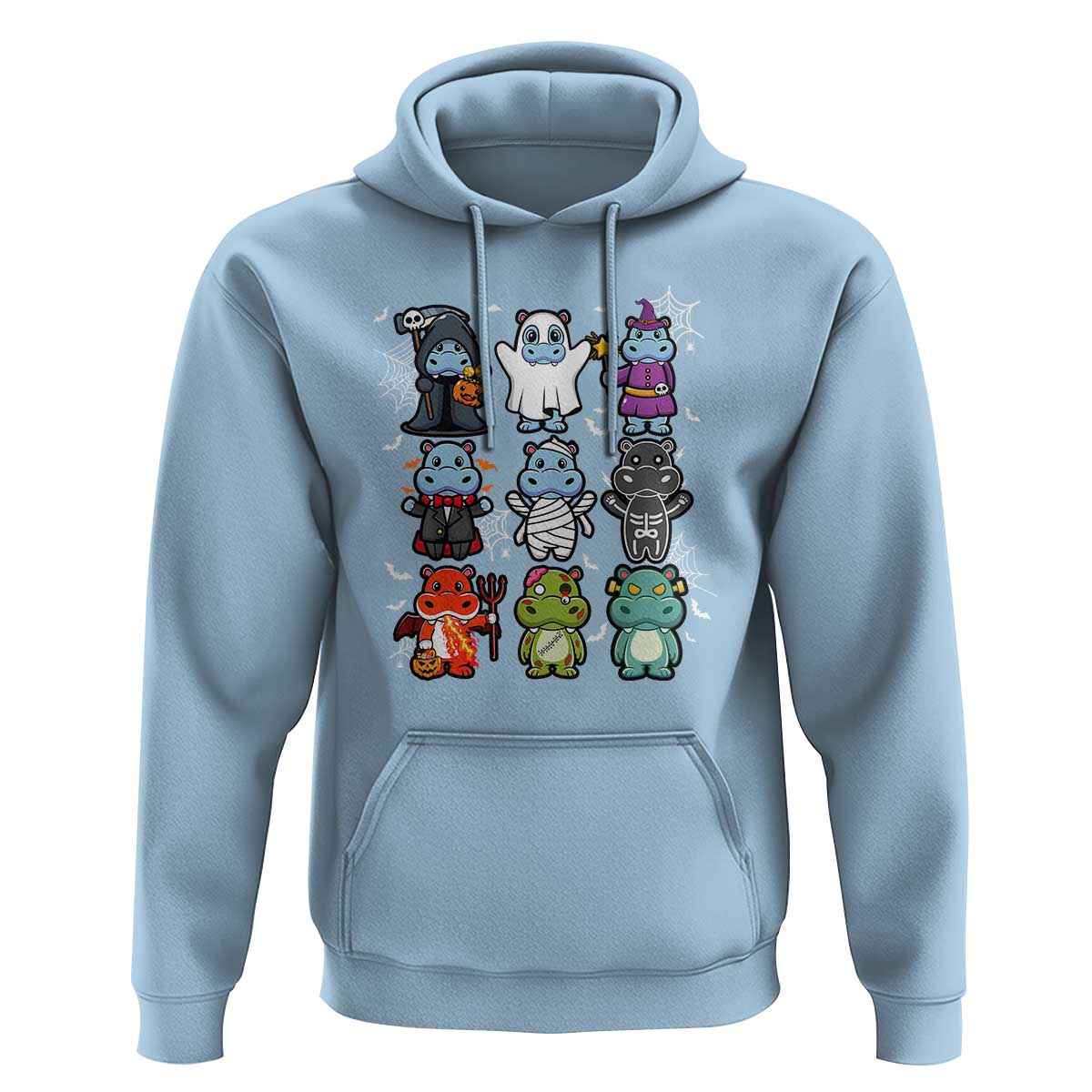 Halloween Cute Baby Pygmy Hippo Hoodie