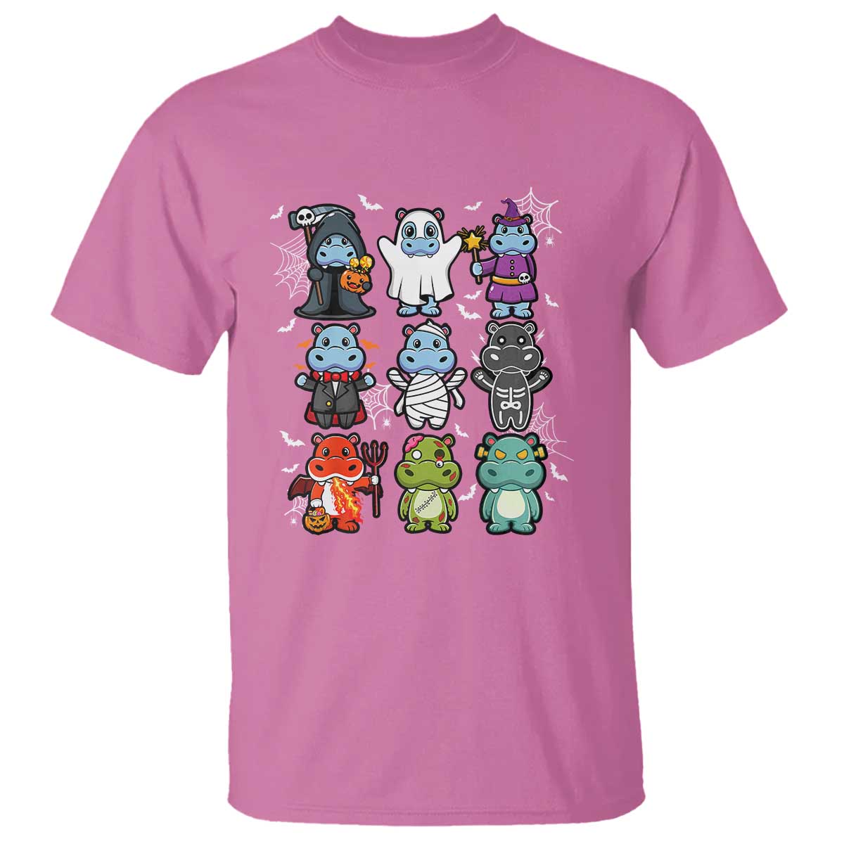 Halloween Cute Baby Pygmy Hippo T Shirt - Wonder Print Shop