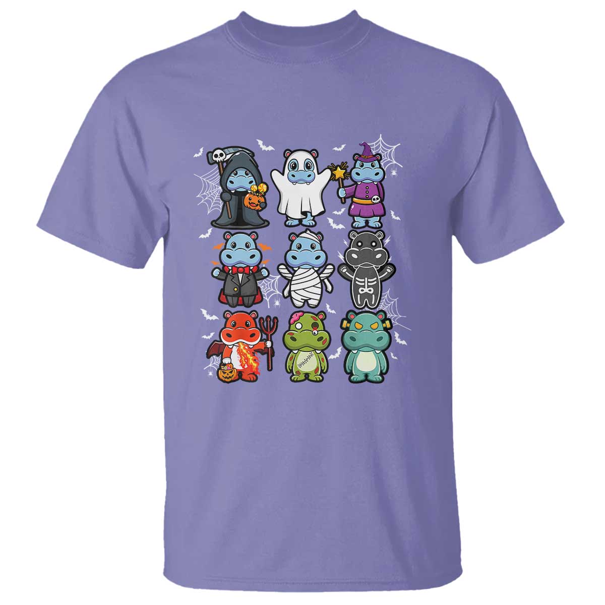 Halloween Cute Baby Pygmy Hippo T Shirt - Wonder Print Shop