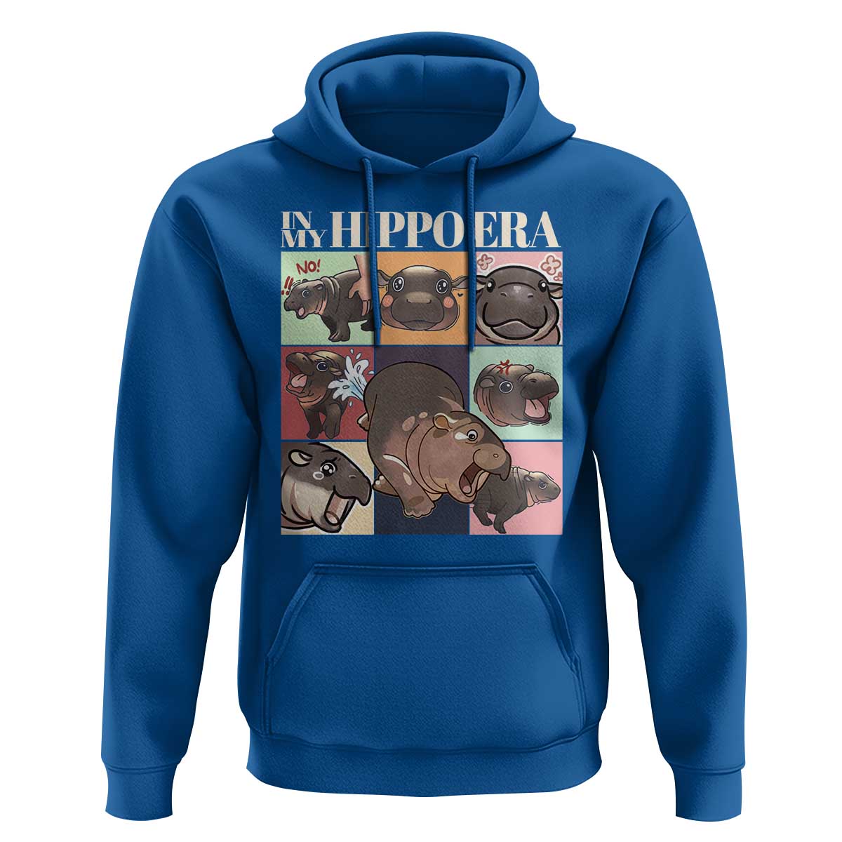 Cute Baby Pygmy Hippo Thailand Hoodie In My Hippo Era MooDeng Meme