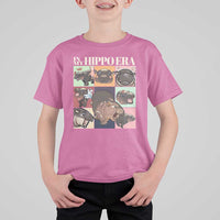 Cute Baby Pygmy Hippo Thailand T Shirt For Kid In My Hippo Era MooDeng Meme - Wonder Print Shop