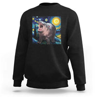 Funny Baby Pygmy Hippo Thailand Sweatshirt Starry Night MooDeng Meme - Wonder Print Shop