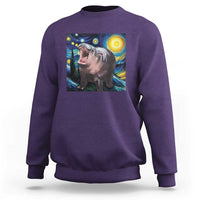 Funny Baby Pygmy Hippo Thailand Sweatshirt Starry Night MooDeng Meme - Wonder Print Shop