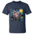 Funny Baby Pygmy Hippo Thailand T Shirt Starry Night MooDeng Meme - Wonder Print Shop