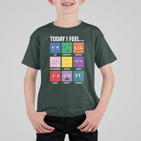 Today I Feel T Shirt For Kid Mental Health All Emotions - Wonder Print Shop