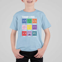 Today I Feel T Shirt For Kid Mental Health All Emotions - Wonder Print Shop