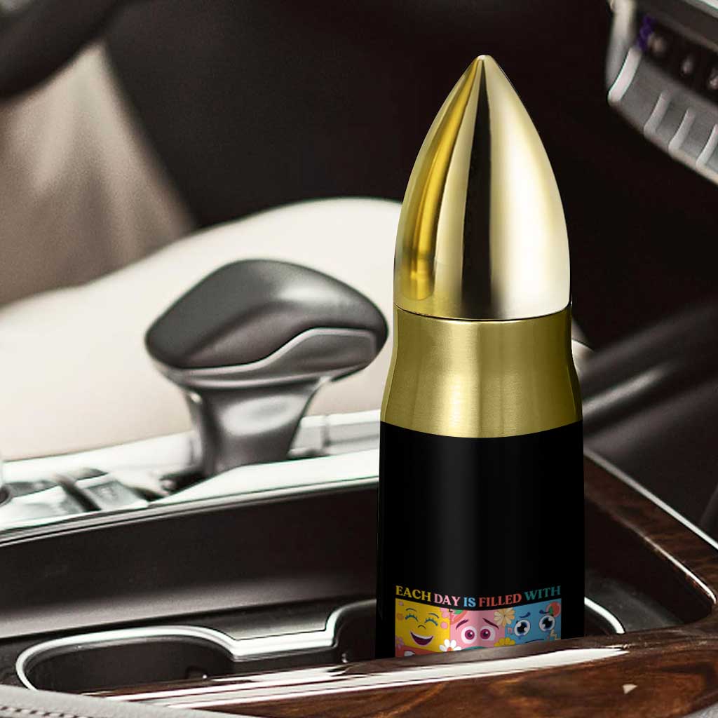 Mental Health Bullet Tumbler Each Day Is Filled With Emotions