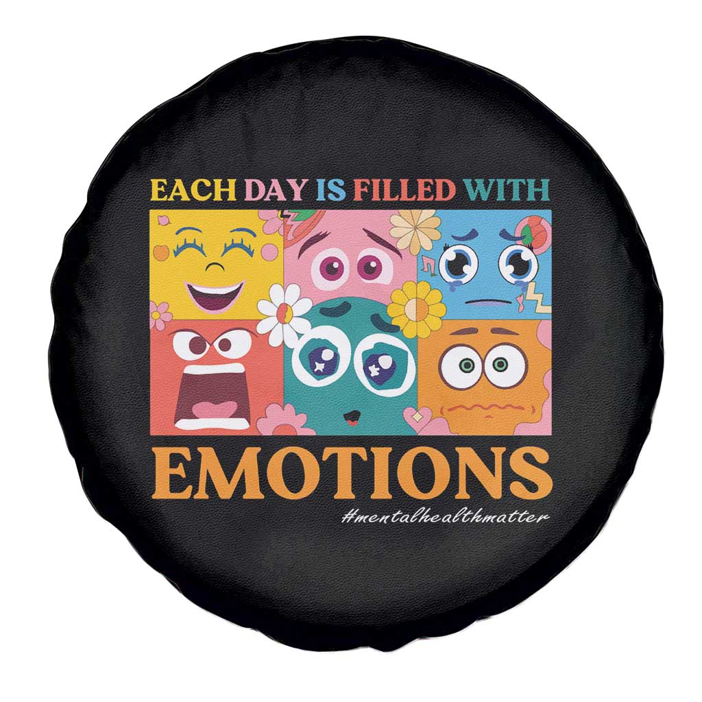Mental Health Spare Tire Cover Each Day Is Filled With Emotions