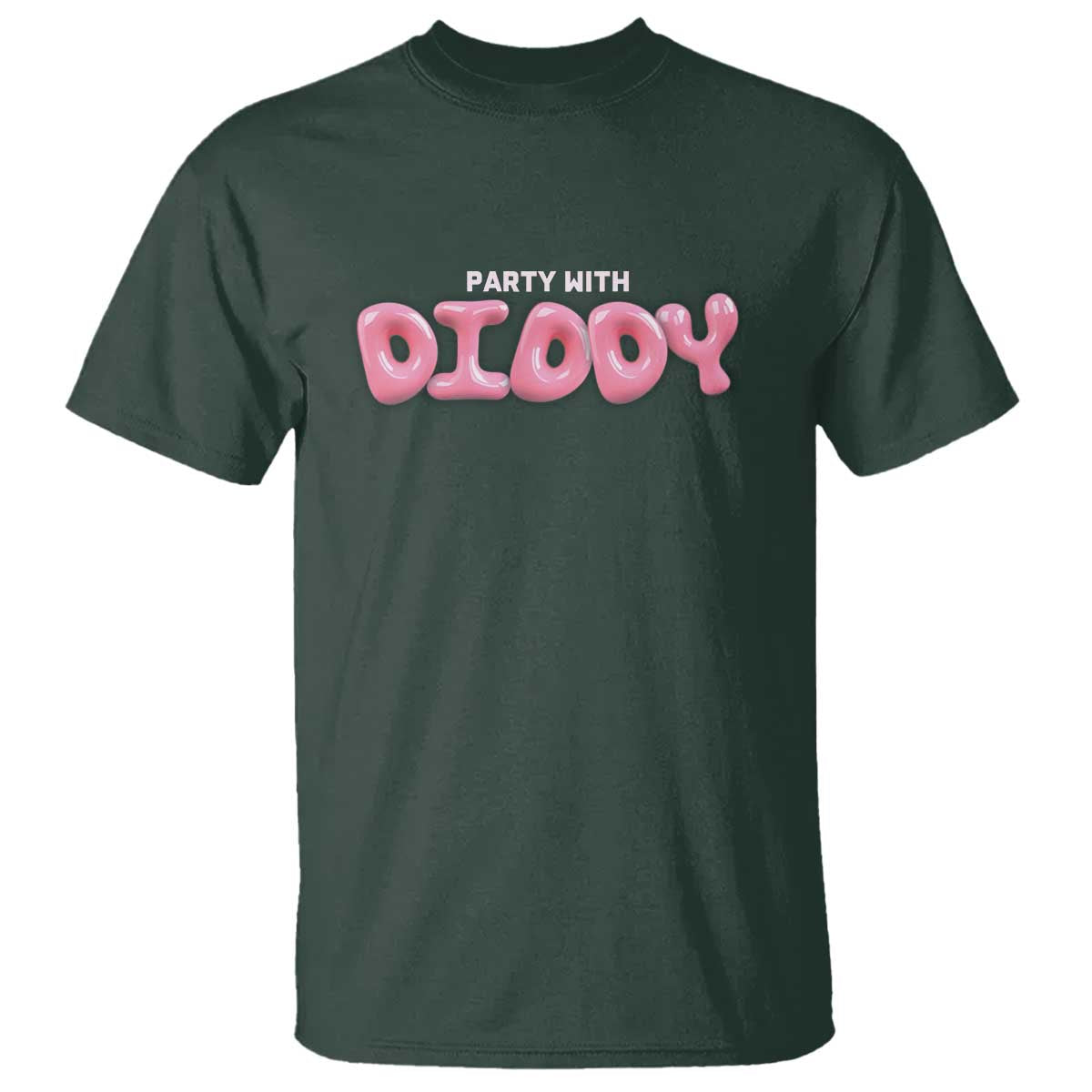 Party With Diddy T Shirt Funny Sarcastic Diddy Party - Wonder Print Shop