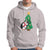 Funny Penguin With Christmas Tree Tangled Xmas Light Hoodie - Wonder Print Shop