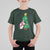 Funny Penguin With Christmas Tree Tangled Xmas Light T Shirt For Kid - Wonder Print Shop