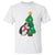 Funny Penguin With Christmas Tree Tangled Xmas Light T Shirt - Wonder Print Shop