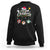Mini Penguin With Xmas Light Ornaments Balls Merry Christmas Sweatshirt - Wonder Print Shop