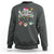 Mini Penguin With Xmas Light Ornaments Balls Merry Christmas Sweatshirt - Wonder Print Shop
