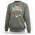 Mini Penguin With Xmas Light Ornaments Balls Merry Christmas Sweatshirt - Wonder Print Shop
