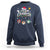 Mini Penguin With Xmas Light Ornaments Balls Merry Christmas Sweatshirt - Wonder Print Shop