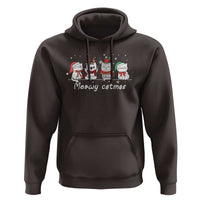 Xmas Cat Hoodie Meowy Catmas Cute Cat Santa Hat