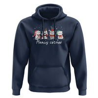 Xmas Cat Hoodie Meowy Catmas Cute Cat Santa Hat