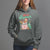 Tis The Season Groovy Retro Christmas Gingerbread Hot Cocoa Hoodie - Wonder Print Shop