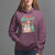 Tis The Season Groovy Retro Christmas Gingerbread Hot Cocoa Hoodie - Wonder Print Shop