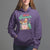 Tis The Season Groovy Retro Christmas Gingerbread Hot Cocoa Hoodie - Wonder Print Shop