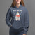 Polar Bear Christmas Tree Costume Red Scarf Merry Christmas Hoodie - Wonder Print Shop