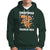 Christmas Saurus Gingerbread Dinosaur Riding Funny Cookie Hoodie - Wonder Print Shop