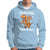 Christmas Saurus Gingerbread Dinosaur Riding Funny Cookie Hoodie - Wonder Print Shop