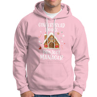 Christmas Hoodie Gingerbread House Project manager Decorating Baking - Wonder Print Shop