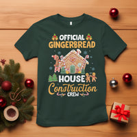 Christmas T Shirt Official Gingerbread House Construction Crew Decorating - Wonder Print Shop