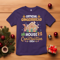 Christmas T Shirt Official Gingerbread House Construction Crew Decorating - Wonder Print Shop