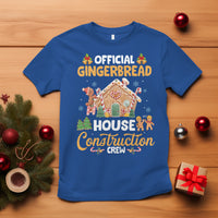 Christmas T Shirt Official Gingerbread House Construction Crew Decorating - Wonder Print Shop