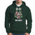 Christmas Hoodie No Lift No Gift Santa Bodybuilding Gymer - Wonder Print Shop