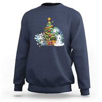 Cute Axolotl Christmas Tree Sweatshirt - Wonder Print Shop