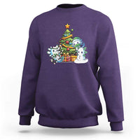 Cute Axolotl Christmas Tree Sweatshirt - Wonder Print Shop