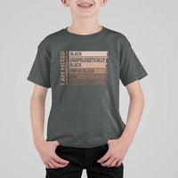 Melanin Pride T Shirt For Kid Yes I'm Mixed With Black TS09