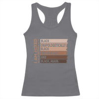 Melanin Pride Racerback Tank Top Yes I'm Mixed With Black TS09